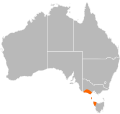 Range of the genus Geocharax