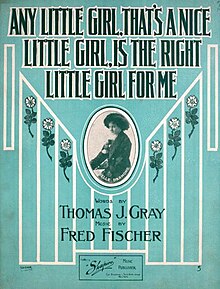 Sheet music cover, 1910 Girl For Me Right For Me.jpg