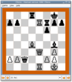 Imatge d'un videojòc d'escacs.