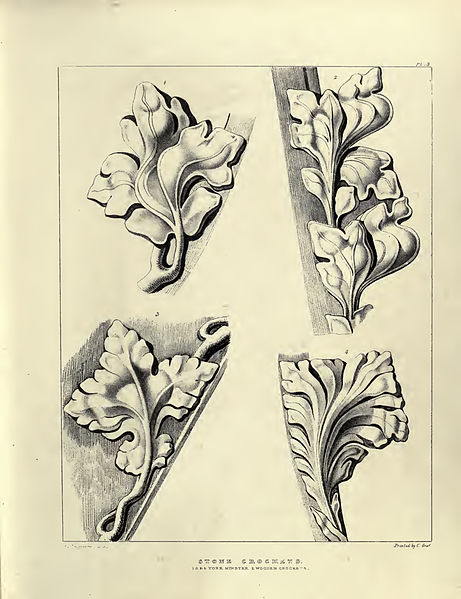 File:Gothic Ornaments, selected fom various ancient buildings, both in England and Franc, during the years 1828, 1829, and 1839 - Agustus Pugin 17.jpeg