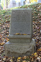 Grave of Ulke at Oak Hill Cemetery