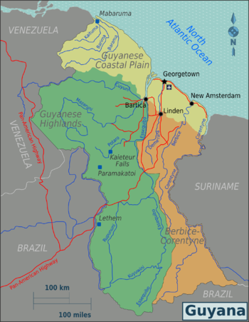 แผนที่ของภูมิภาคกายอานา map.png