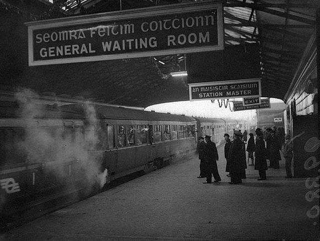 Last train before closure 31 December 1958