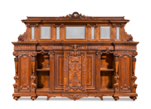 Sideboard by Pottier & Stymus owned by Henry Osborne Havemeyer. Circa 1875-1885 Havemeyer Sideboard by Pottier & Stymus.png