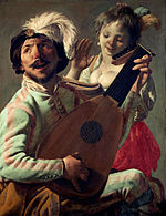 Hendrick ter Brugghen: Het duo, 1628, twee musicerende kleurrijke figuren met typische, karaktervolle blikken.