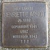 Stumbling block for Henriette Arndt