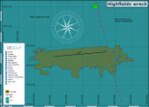 Highfields wreck map