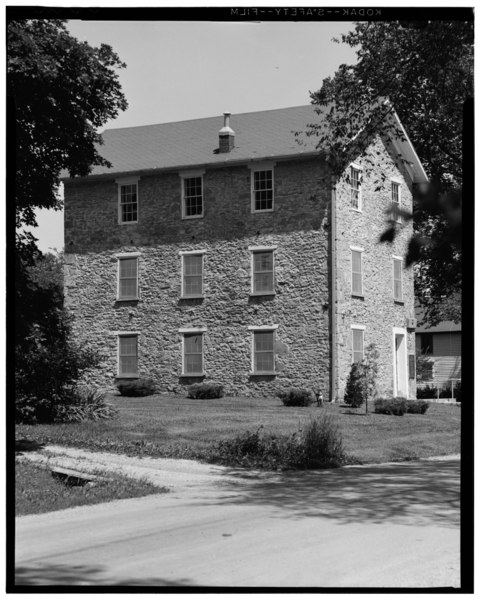 File:Historic American Buildings Survey Douglas McCleery, Photographer June 1958 EXTERIOR VIEW- EAST FACADE - Baker University Old Castle, 513 Fifth Street, Baker University Campus, HABS KANS,23-BALD,1-2.tif