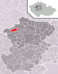 Hořešovice - Carte