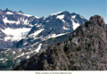 Hubert Glacier, Athena (right of center), Thor (foreground right) seen from Woden