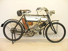 Motorcycle 2¾ hp, 1904