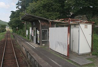 Iibama Station  is a train station in the city of Ena, Gifu Prefecture, Japan, operated by the Third-sector railway operator Akechi Railway.