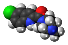 JNJ-7777120 molekülünün top ve çubuk modeli