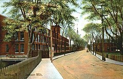 Jackson Mills, Nashua, NH, in 1907