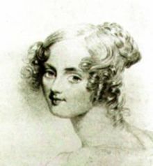 Portrait de Lady Jane Digby, Anonyme, 1824.