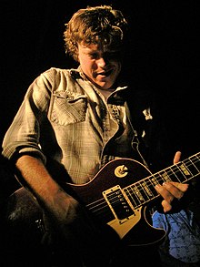 Isbell performing with the Drive-By Truckers in Auburn, Alabama, in 2005