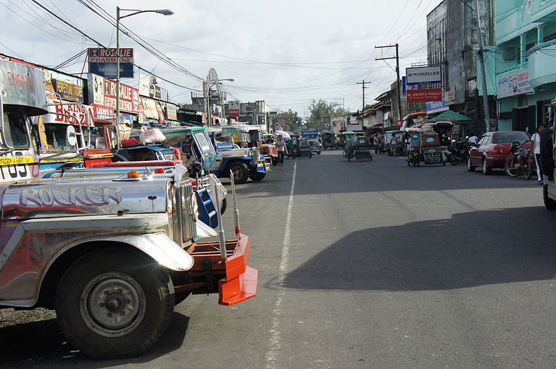 File:Jeepney stop Gubat.jpg