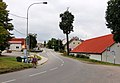 Čeština: Hlavní silnice v Hruškových Dvorech, části Jihlavy English: Main street in Hruškové Dvory, part of Jihlava, Czech Republic.