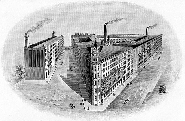 Stetson's nine-acre factory in Philadelphia (1894)
