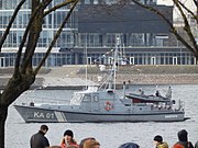 KBV class Latvian coastal patrol boat "Kristaps"