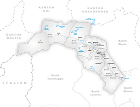 Karte von Calonico