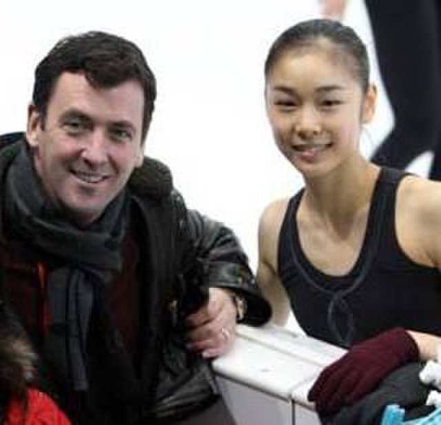 Orser with Yuna Kim in 2007.
