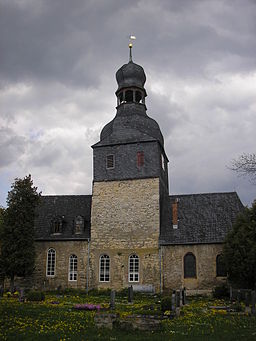 Die Kirche von Etzleben (Thüringen).