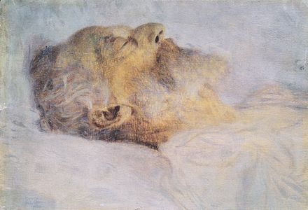 Vieil homme sur son lit de mort (1900).