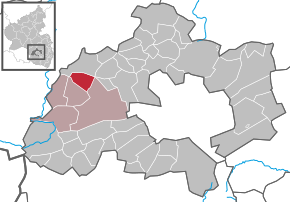 Poziția Kottweiler-Schwanden pe harta districtului Kaiserslautern