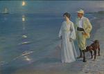 Vignette pour Soir d'été sur la plage de Skagen – L'artiste et sa femme