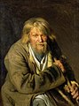 Vanha mies kainalosauvan kanssa, 1872