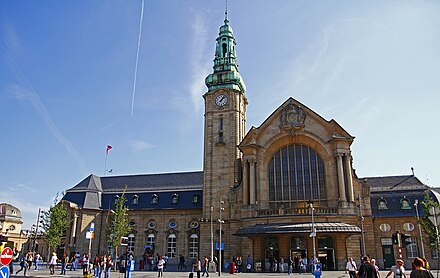 Luxembourg's train station in its current form dates from 1907-1913