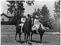 La Fiesta de Los Angeles 1903, 2 boys on horses, 1903 (CHS-998).jpg