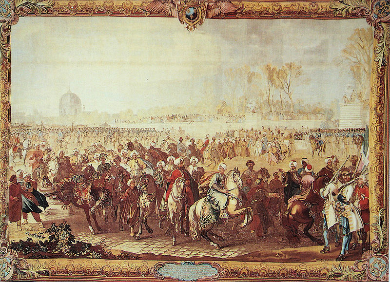 File:La sortie de l Ambassadeur Turc du Jardin des Tuileries Gobelins 1734 1737.jpg