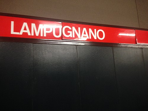 Lampugnano Metro 1 Station