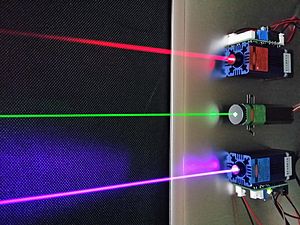 Semiconductor lasers (660nm, 532nm, 405nm) Laser module.jpg