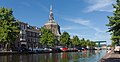 Leiden, de Marekerk met de Marebrug