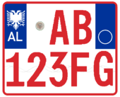 Vehicle Registration Plates Of Albania