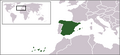 España está al sudoeste europeo. Limita con Francia, Portugal y Andorra.