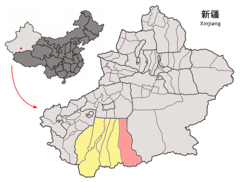 民丰县的地理位置