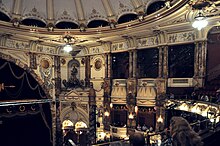 Detail of the interior of the London Coliseum, 2011