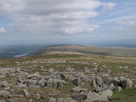 Looking north from the summit to Wether Hill and Loadpot Hill. Looking north from High Raise along High St..JPG
