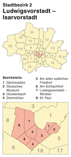 Ludwigsvorstadt-Isarvorstadt borough of Munich