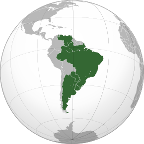 State membre (Argentina, Brazilia, Paraguay, Uruguay și Venezuela). Paraguay este suspendat.