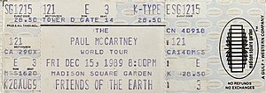 The Paul Mccartney World Tour