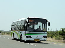 AC Volvo Bus operated by Metropolitan Transport Corporation (MTC) in Chennai MTCVolvo.jpg