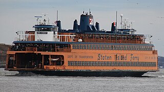 MV <i>John F. Kennedy</i> Staten Island Ferry vessel.