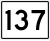 State Route 137 Zakelijke marker