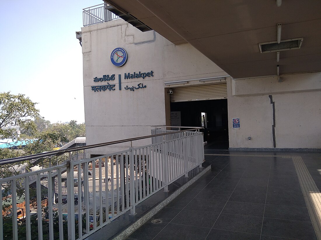 Malakpet metro station