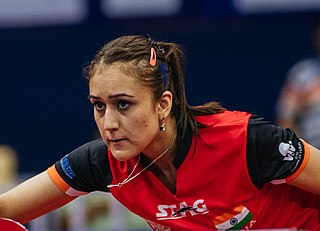 Manika Batra Indian table tennis player